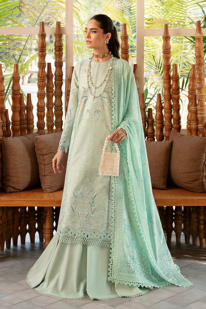 Afrozeh | Cascade Luxury Lawn 24 | Willow - Waniyas