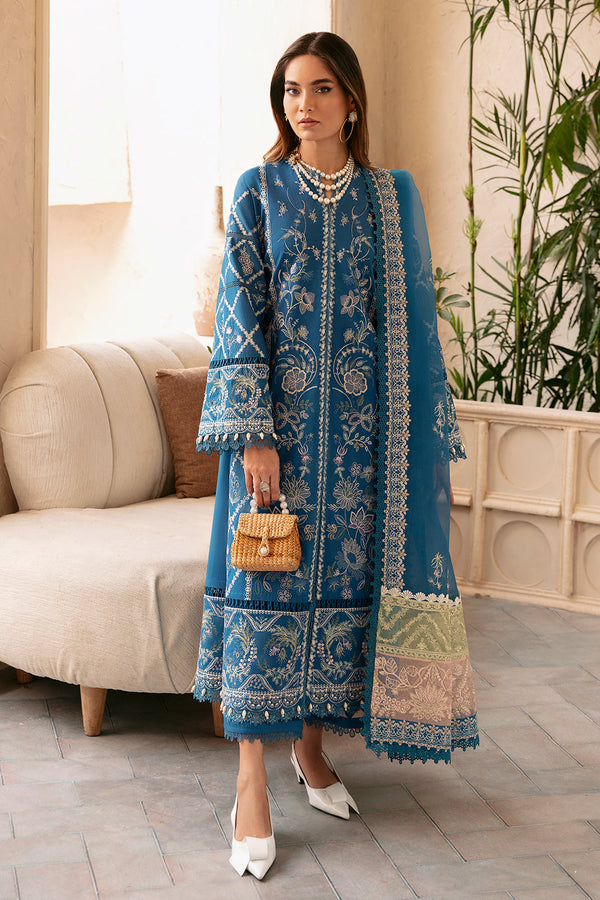 Afrozeh | Cascade Luxury Lawn 24 | Amelia - Waniyas