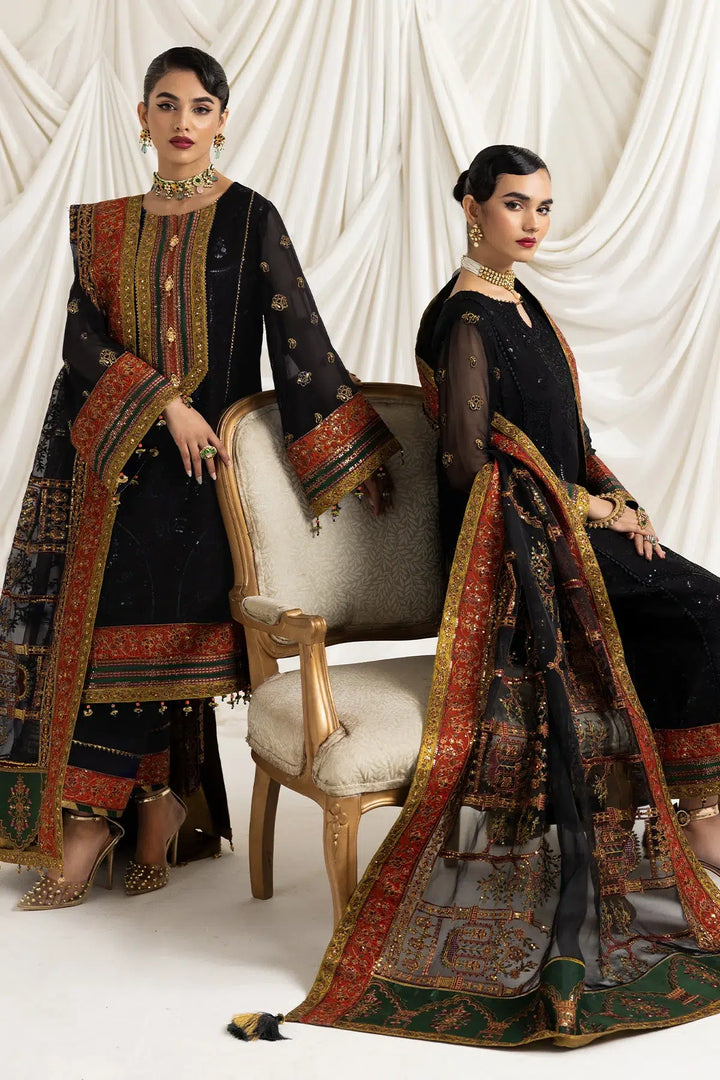 Alizeh | Formals Collection | Mehlika B (BLACK) - Waniyas