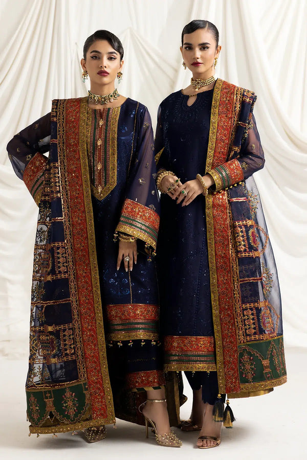 Alizeh | Formals Collection | Mehlika C (BLUE) - Waniyas