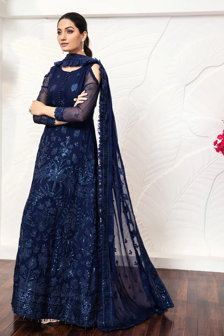 Alizeh | Formals Collection | Glace Blue - Waniyas