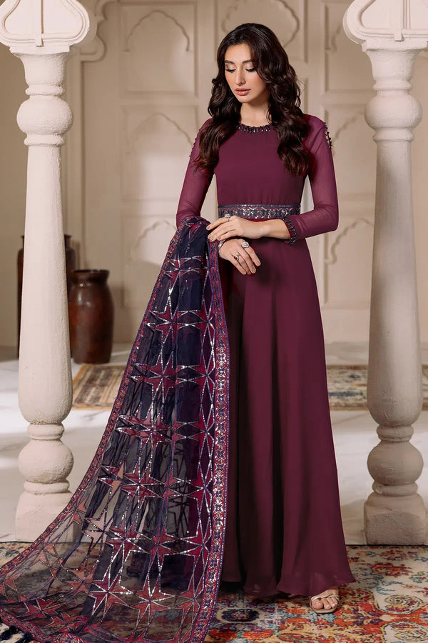 Alizeh | Formals Collection | Magenta 3 piece - RTW1013 - Waniyas