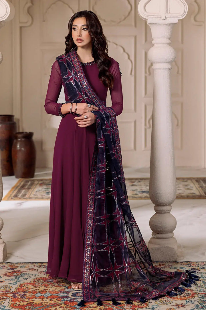 Alizeh | Formals Collection | Magenta 3 piece - RTW1013 - Waniyas