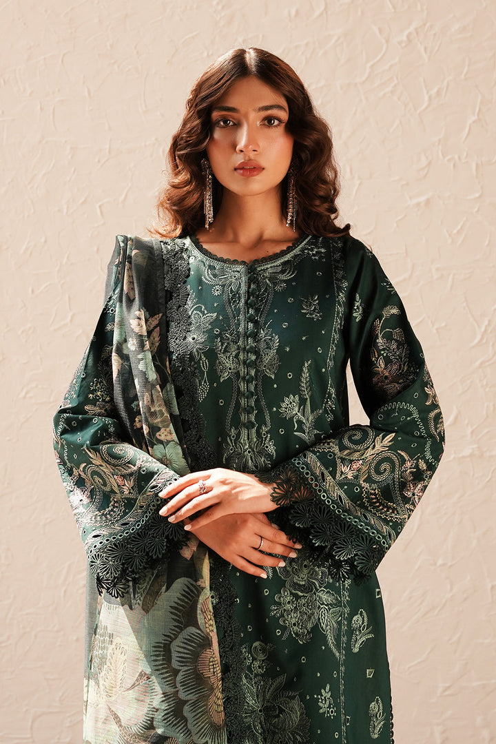 Afrozeh | Chikankari Lawn 24 | Viridian - Waniyas