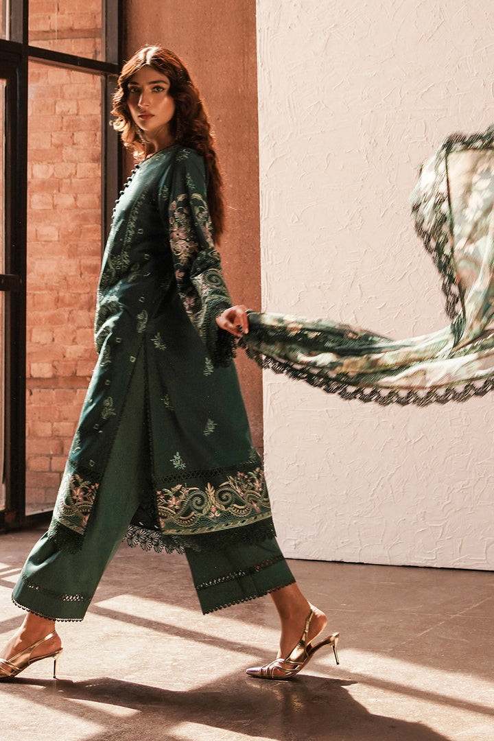 Afrozeh | Chikankari Lawn 24 | Viridian - Waniyas