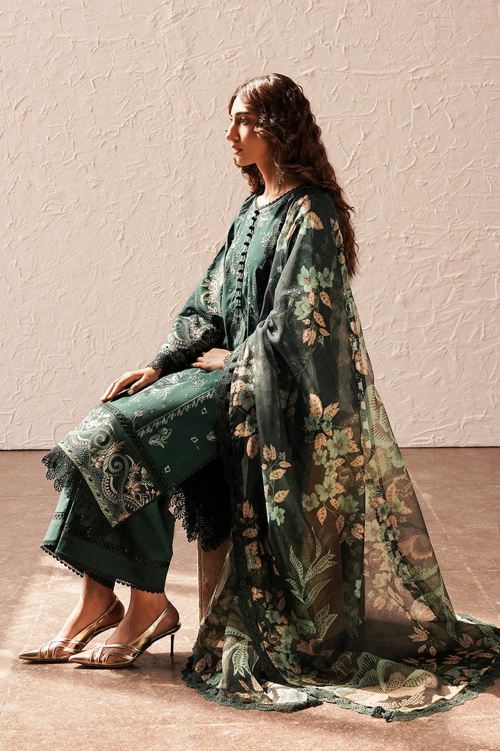 Afrozeh | Chikankari Lawn 24 | Viridian - Waniyas