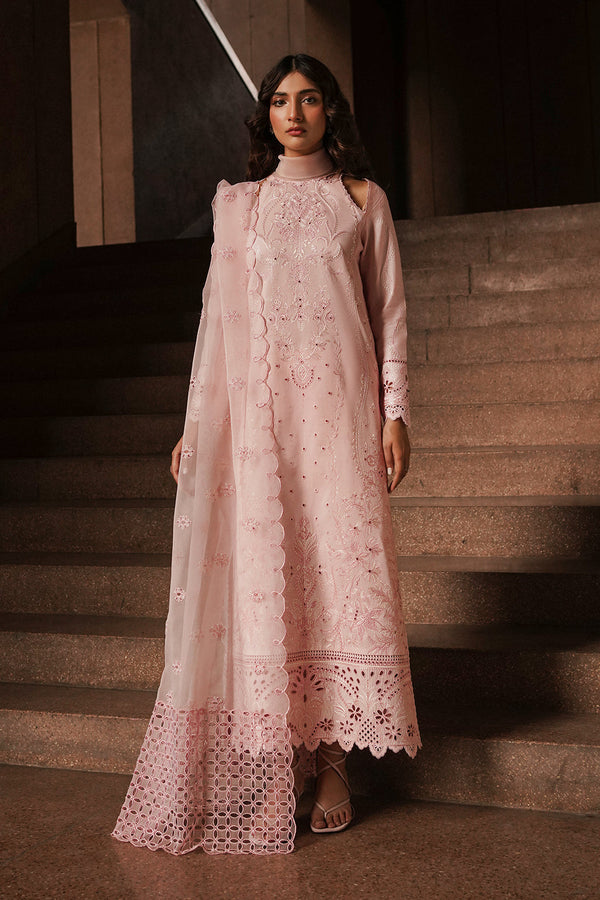 Afrozeh | Chikankari Lawn 24 | Rosella - Waniyas