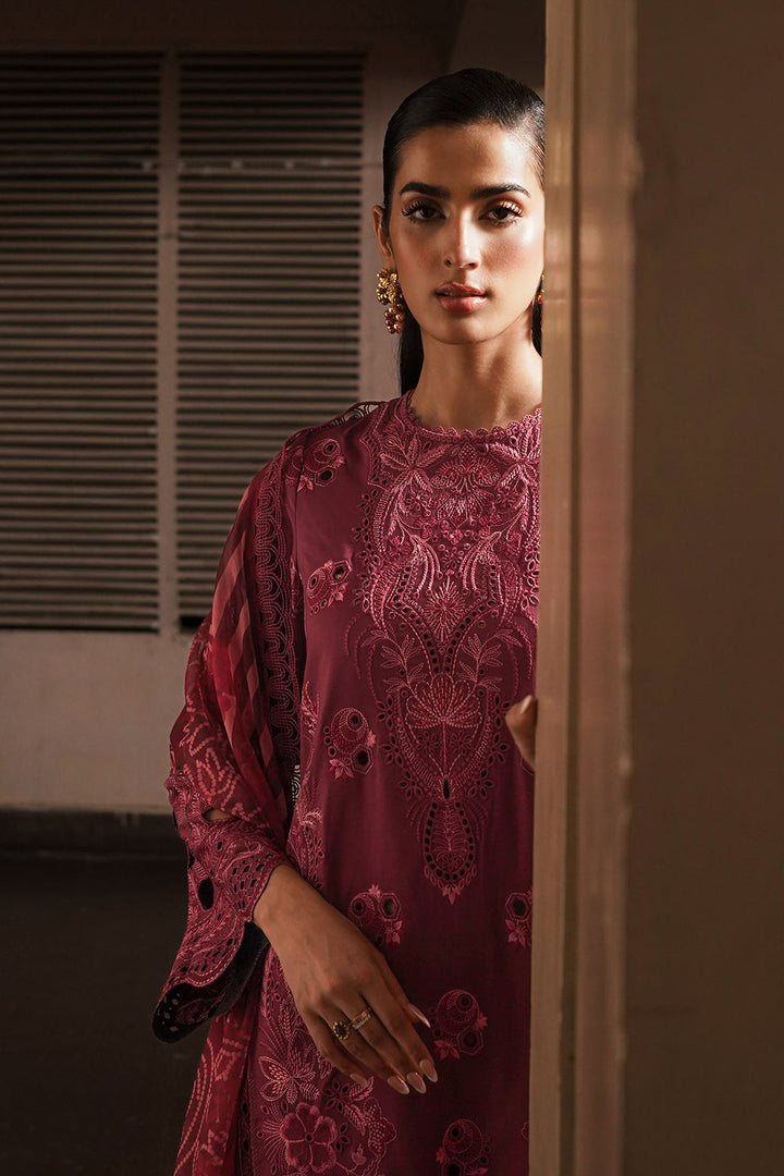 Afrozeh | Chikankari Lawn 24 | Cordovan - Waniyas