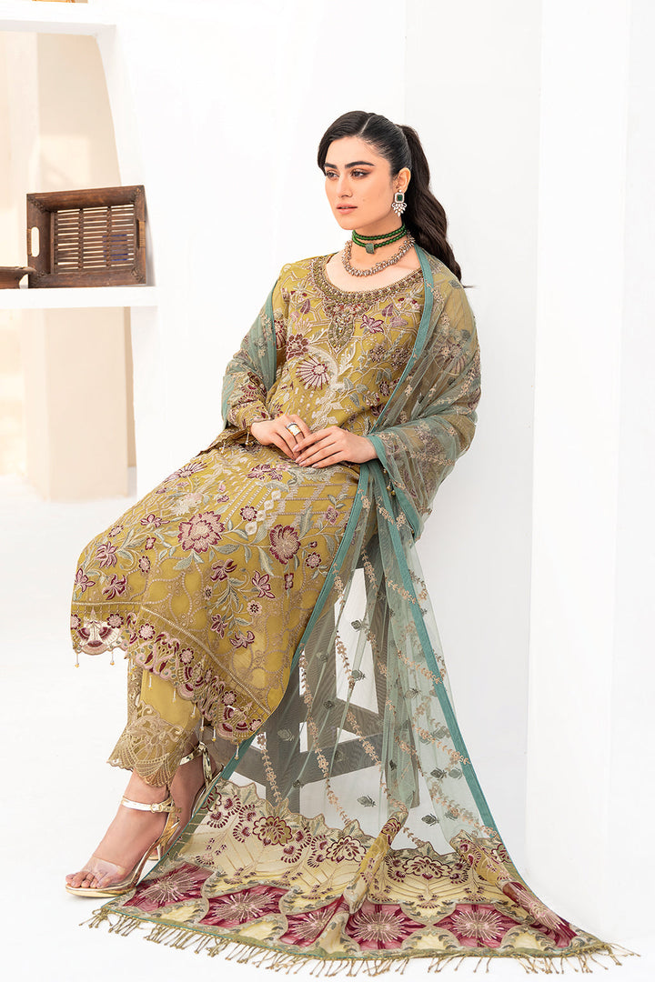 Ramsha | Minhal Organza Collection | M-805 - Waniyas