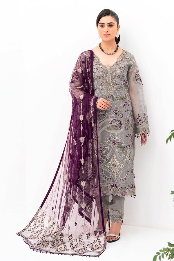 Ramsha | Minhal Organza Collection | M-801 - Waniyas