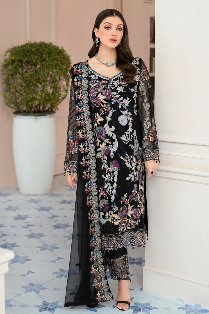 Ramsha | Rangoon Chiffon Collection 24 | D-906 - Waniyas