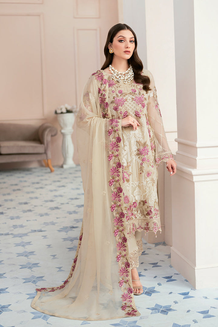 Ramsha | Rangoon Chiffon Collection 24 | D-909 - Waniyas