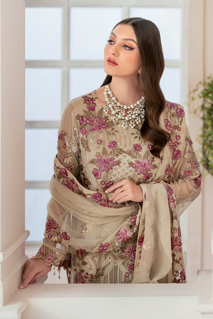 Ramsha | Rangoon Chiffon Collection 24 | D-909 - Waniyas