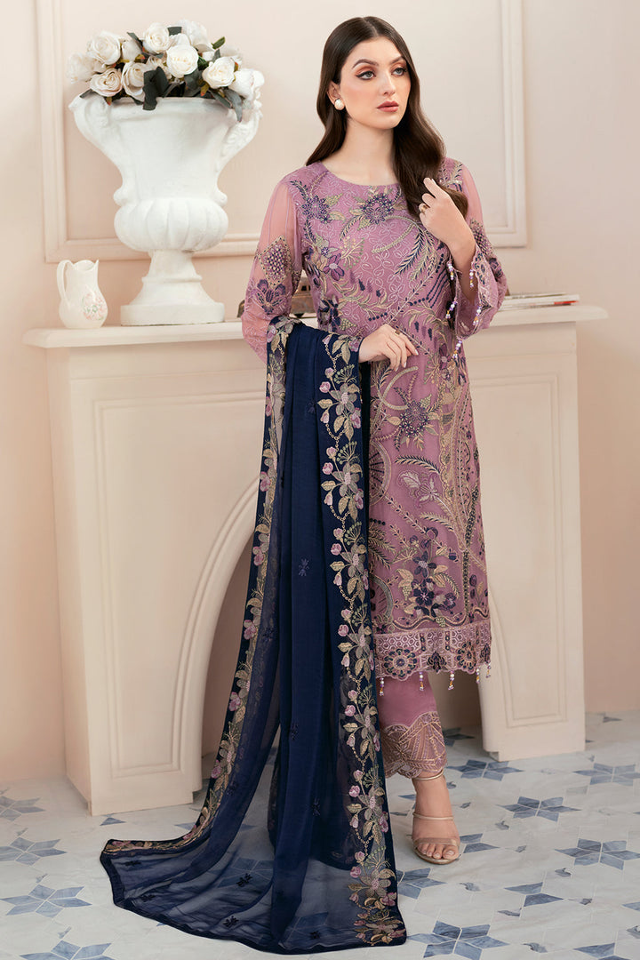 Ramsha | Rangoon Chiffon Collection 24 | D-910 - Waniyas