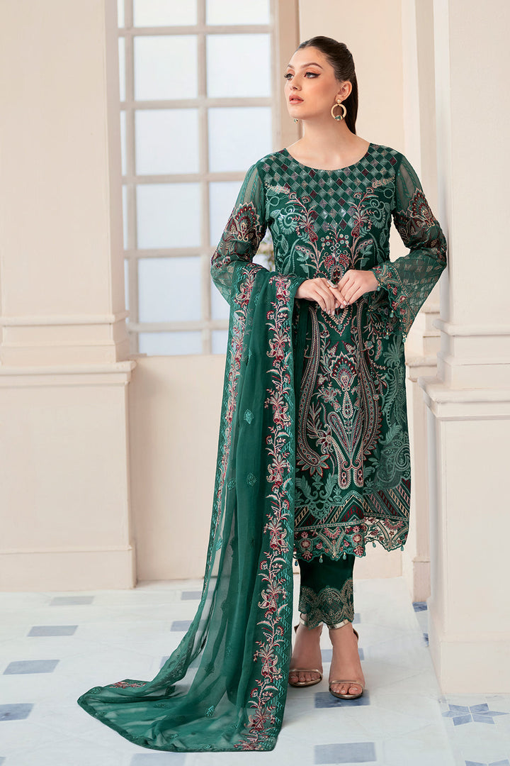 Ramsha | Rangoon Chiffon Collection 24 | D-908 - Waniyas