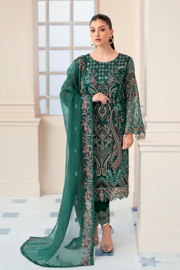 Ramsha | Rangoon Chiffon Collection 24 | D-908 - Waniyas