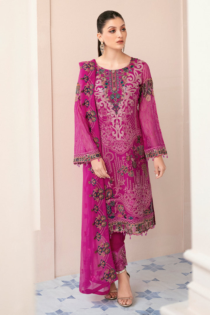 Ramsha | Rangoon Chiffon Collection 24 | D-912 - Waniyas