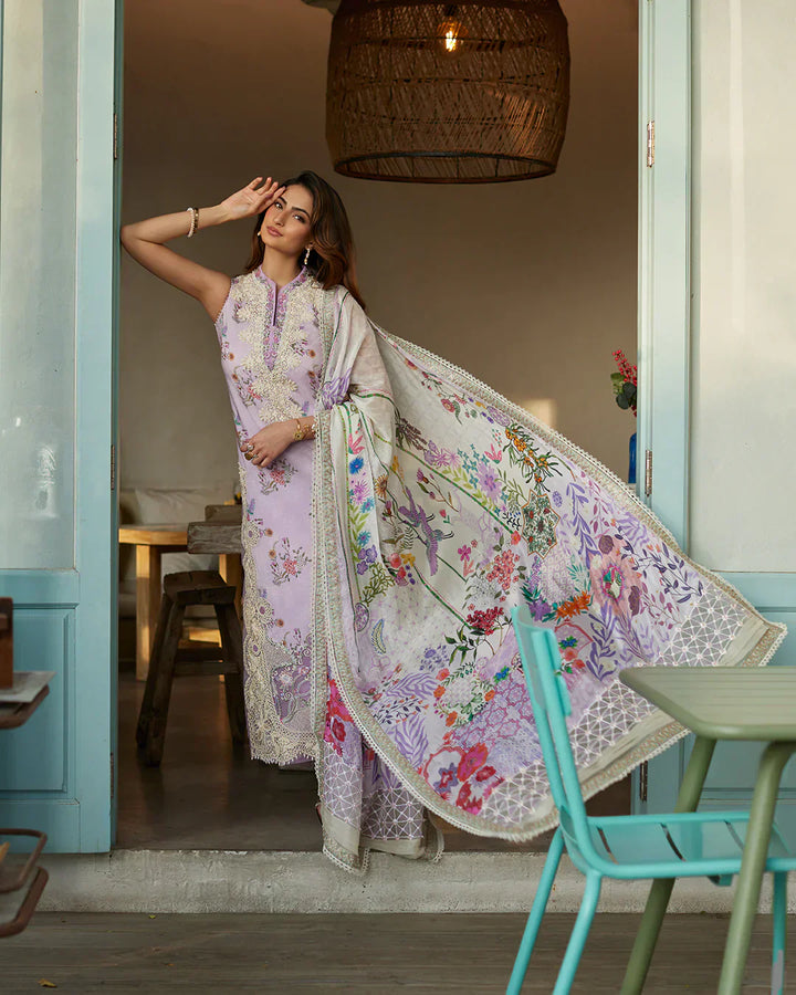 Faiza Saqlain | Liliana Luxury Lawn 24 | Nazeli - Waniyas