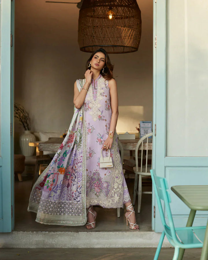 Faiza Saqlain | Liliana Luxury Lawn 24 | Nazeli - Waniyas