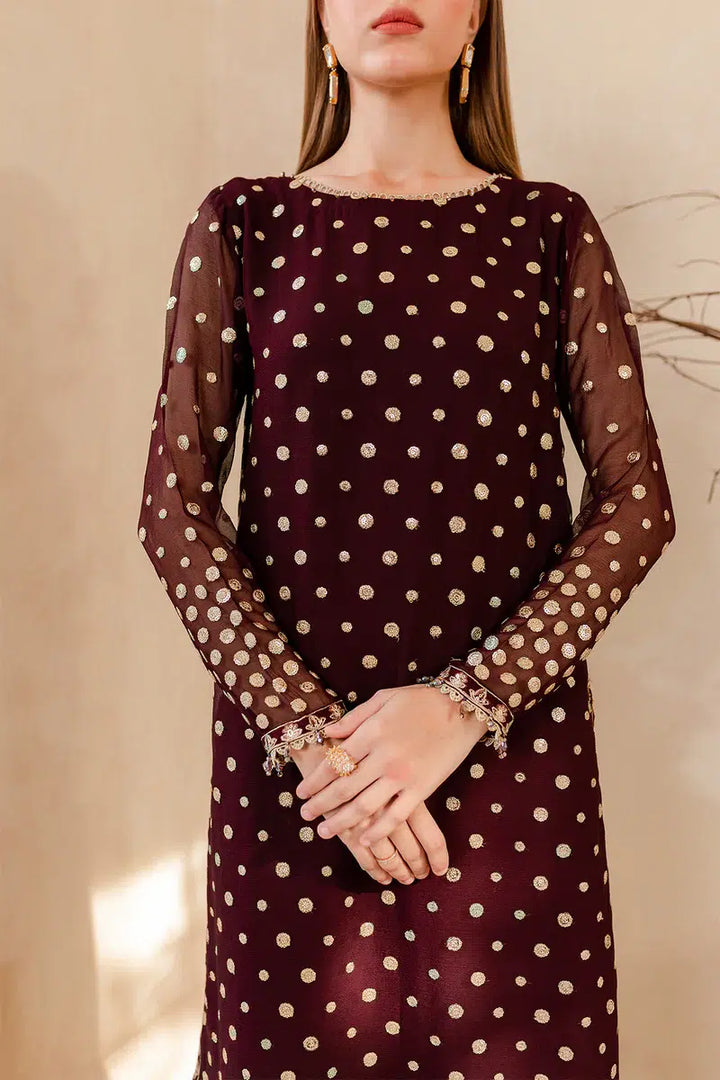 Farasha | Ritzier Festive Formals | Mulberry Glaze - Waniyas