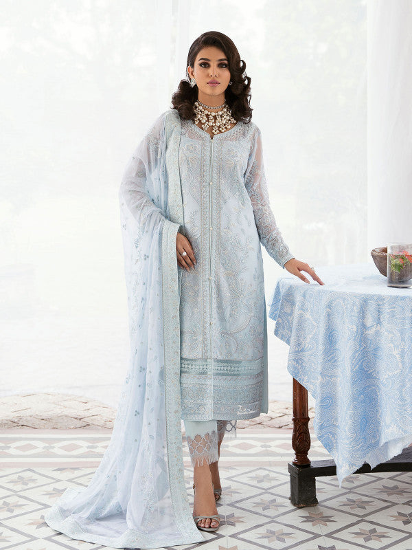 Gulaal | Embroidered Chiffon 23 | Wisteria - Waniyas