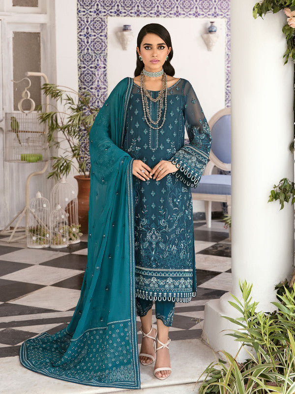 Gulaal | Embroidered Chiffon 23 | Reyah - Waniyas