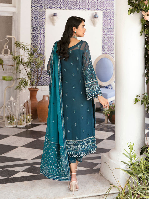 Gulaal | Embroidered Chiffon 23 | Reyah - Waniyas