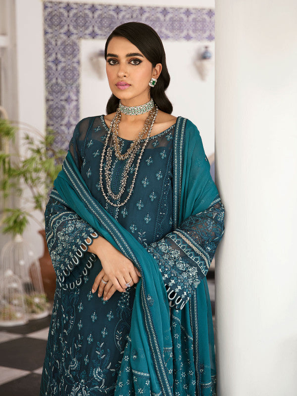 Gulaal | Embroidered Chiffon 23 | Reyah - Waniyas