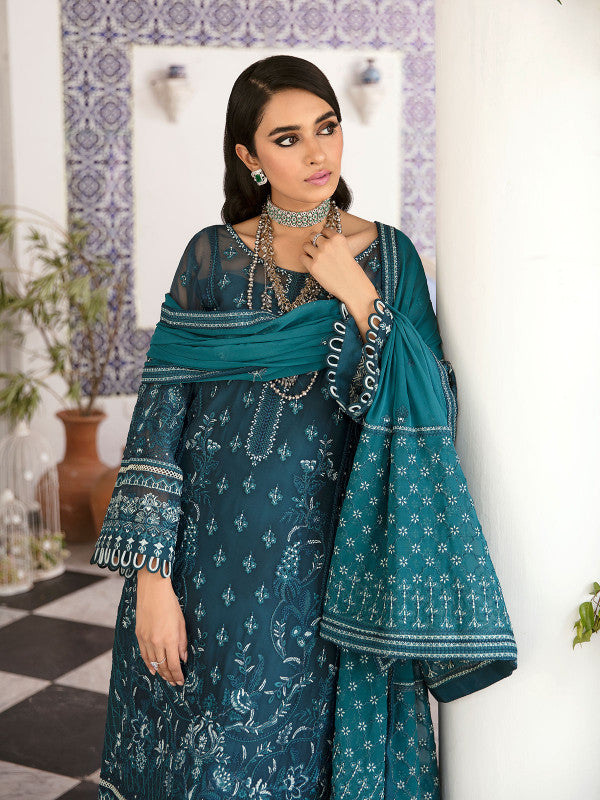 Gulaal | Embroidered Chiffon 23 | Reyah - Waniyas