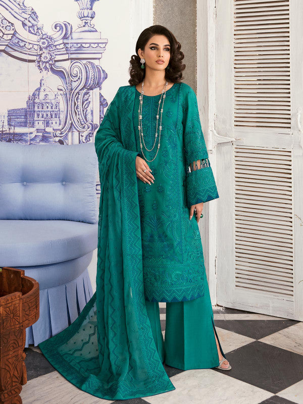 Gulaal | Embroidered Chiffon 23 | Sairaab - Waniyas