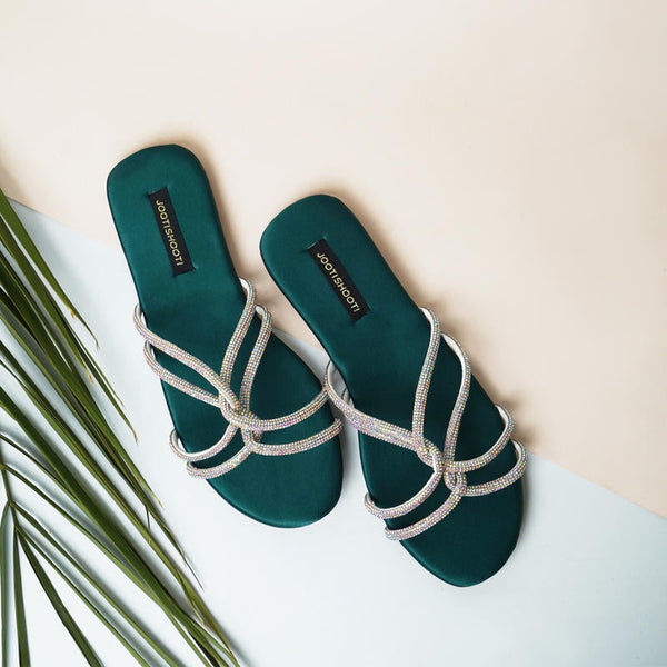 Emerald Green Passion Slides - Waniyas