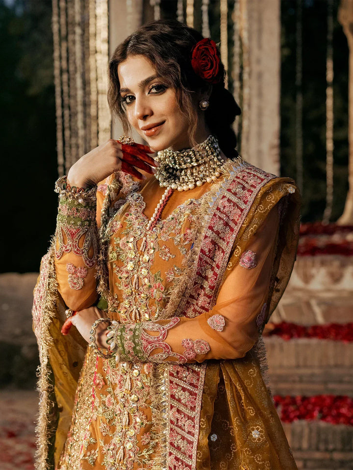 Maryam Hussain | Gulaab Wedding Formals 24 | Sandli - Waniyas