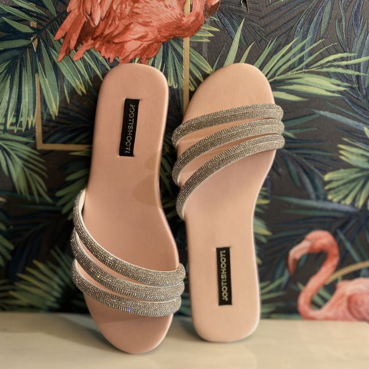 Baby Pink Lovestruck Slides - Waniyas