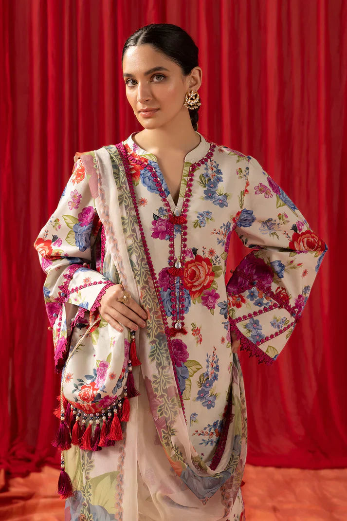 Alizeh | Sheen Lawn Prints 24 | LUNA ROSE - Waniyas