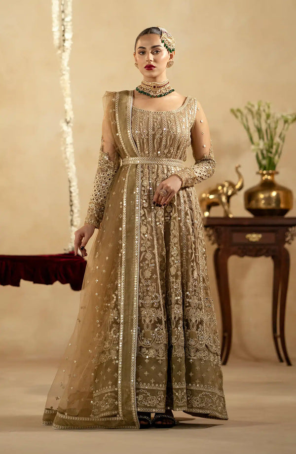 Maryum N Maria | Zamani Beghum Formals 23 | Crystal Quartz-(MW23-520) - Waniyas