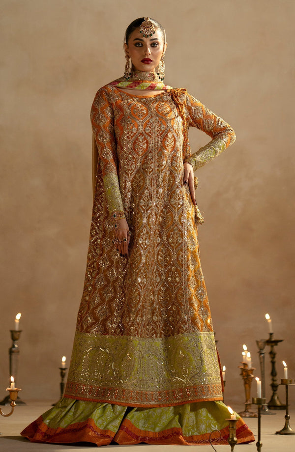 Maryum N Maria | Zamani Beghum Formals 23 | Citrine-(MW23-515) - Waniyas