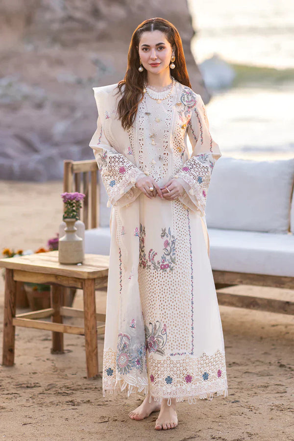 Qalamkar | Sahil Kinare Luxury Lawn | FP-09 SELIN - Waniyas