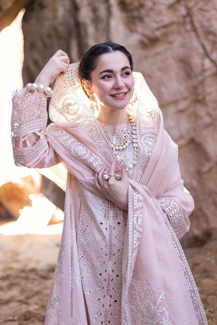 Qalamkar | Sahil Kinare Luxury Lawn | FP-05 AALIYAH - Waniyas