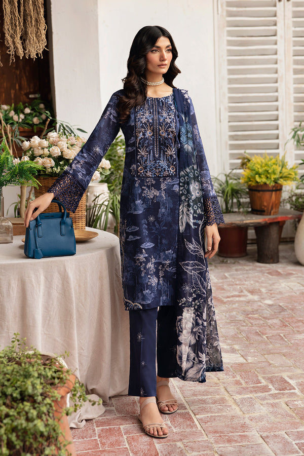 Ramsha | Rangrez Lawn Collection | N-404 - Waniyas