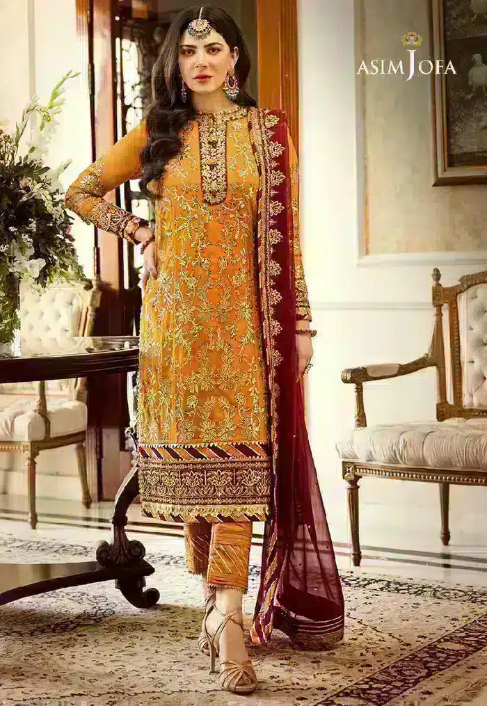 Asim Jofa | Zari Sitara Collection 2023 | AJZS-30 - Waniyas