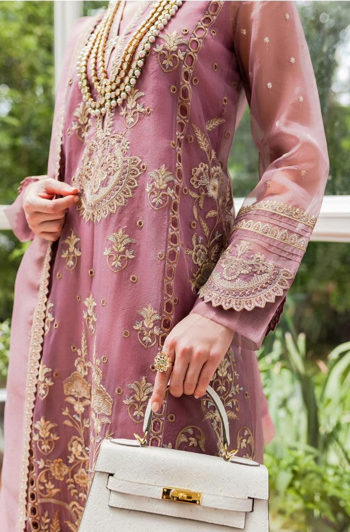 Maryum N Maria | Sorina Luxury Chiffon 23 | Dusty Rose (MW23-509) - Waniyas