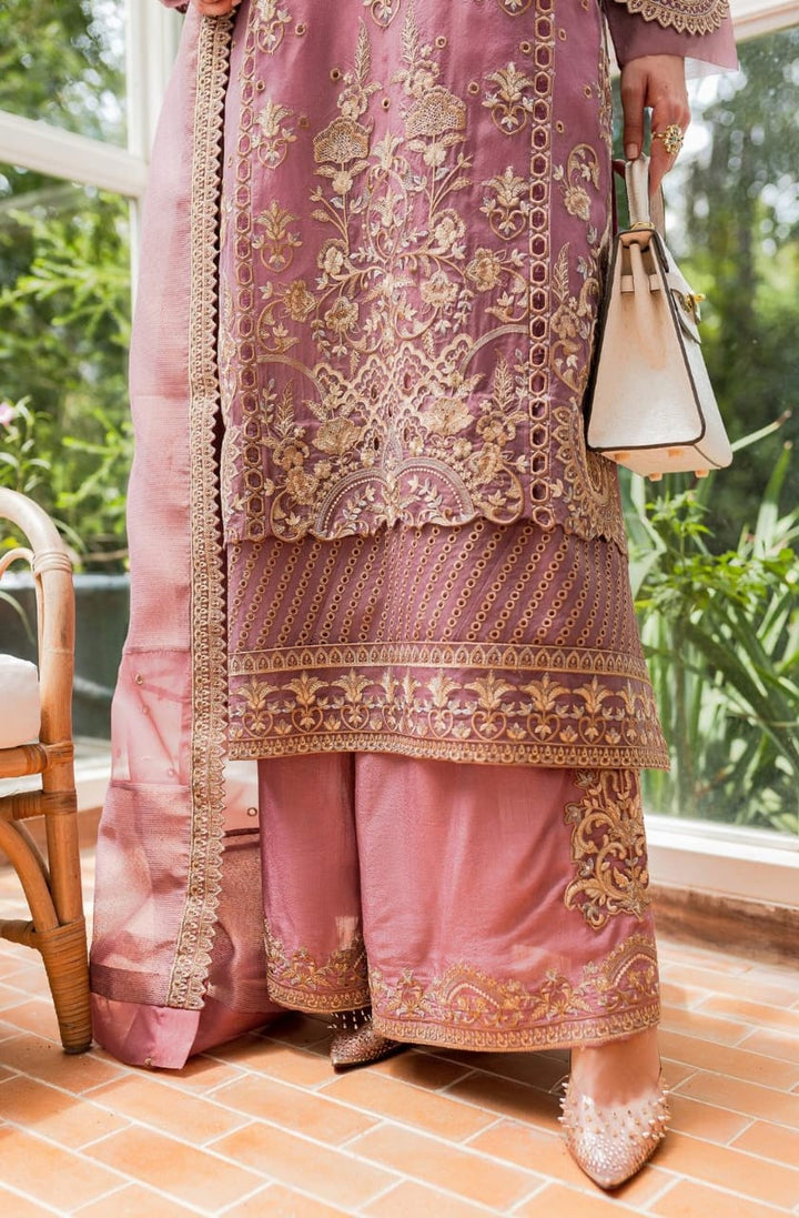 Maryum N Maria | Sorina Luxury Chiffon 23 | Dusty Rose (MW23-509) - Waniyas