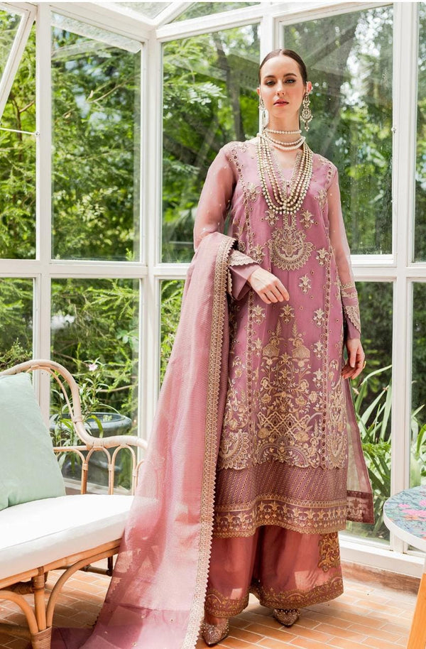 Maryum N Maria | Sorina Luxury Chiffon 23 | Dusty Rose (MW23-509) - Waniyas