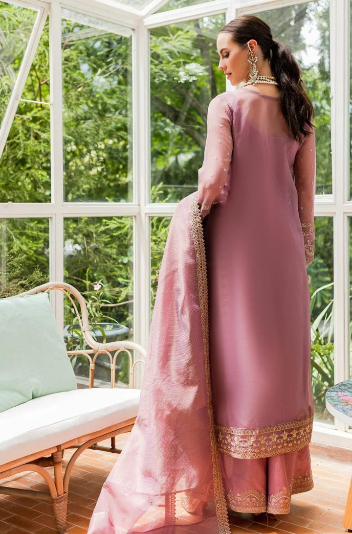 Maryum N Maria | Sorina Luxury Chiffon 23 | Dusty Rose (MW23-509) - Waniyas