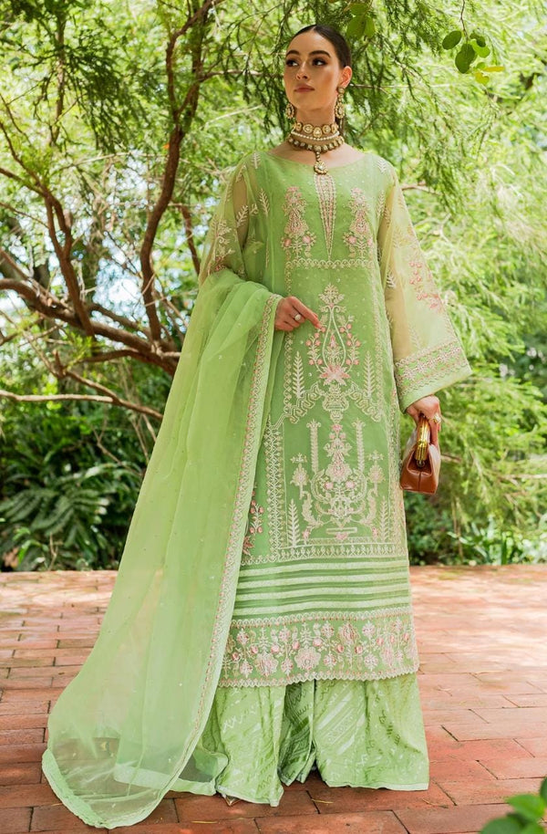 Maryum N Maria | Sorina Luxury Chiffon 23 | Lilly Green (MW23-506) - Waniyas