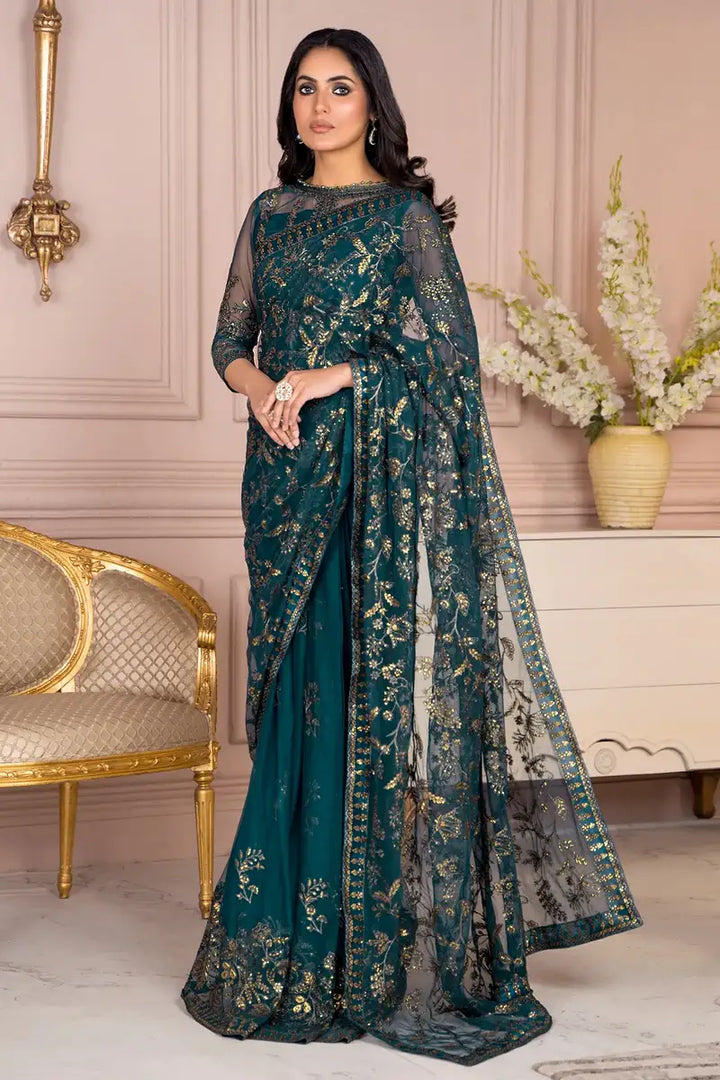 Zarif | Afreen Formals | ZA 01 EVERGREEN - Waniyas