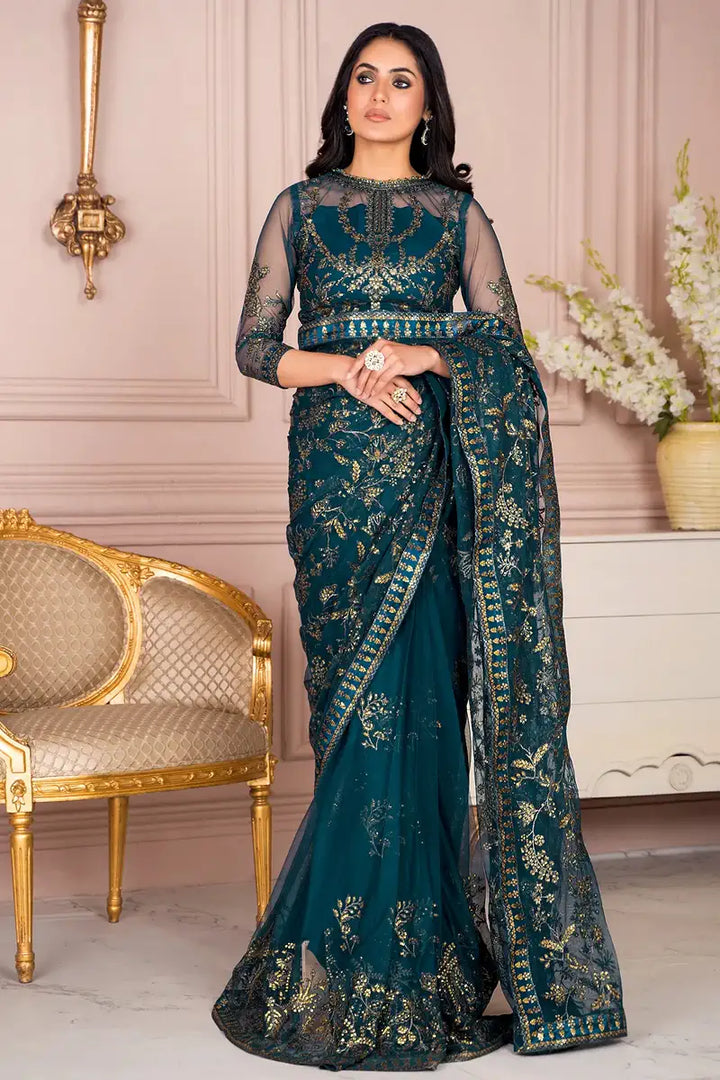 Zarif | Afreen Formals | ZA 01 EVERGREEN - Waniyas