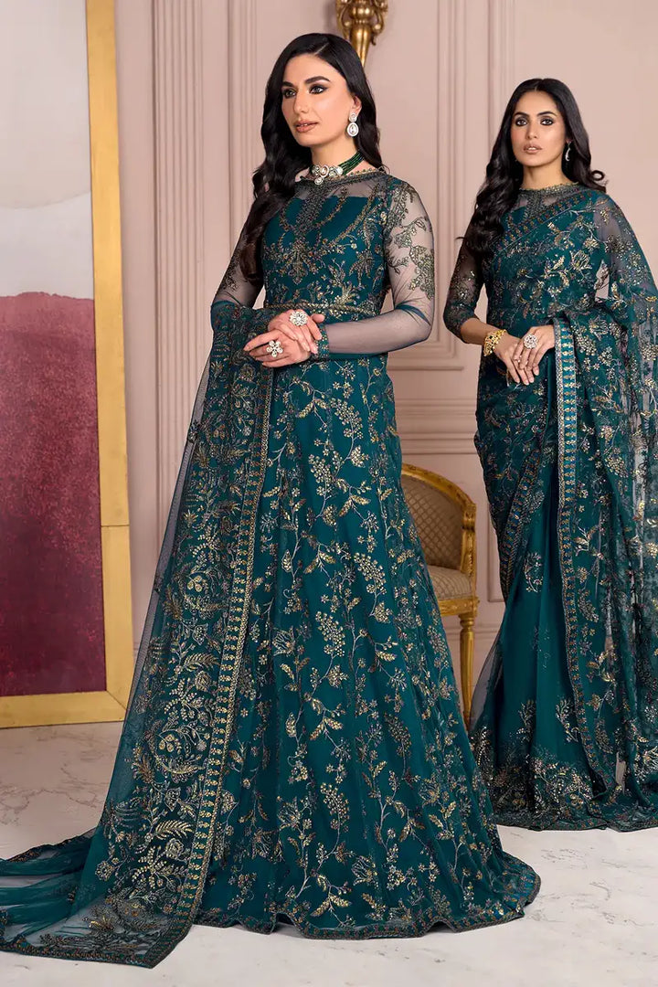 Zarif | Afreen Formals | ZA 01 EVERGREEN - Waniyas