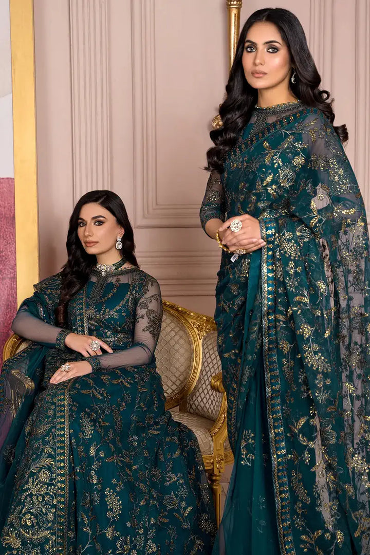 Zarif | Afreen Formals | ZA 01 EVERGREEN - Waniyas