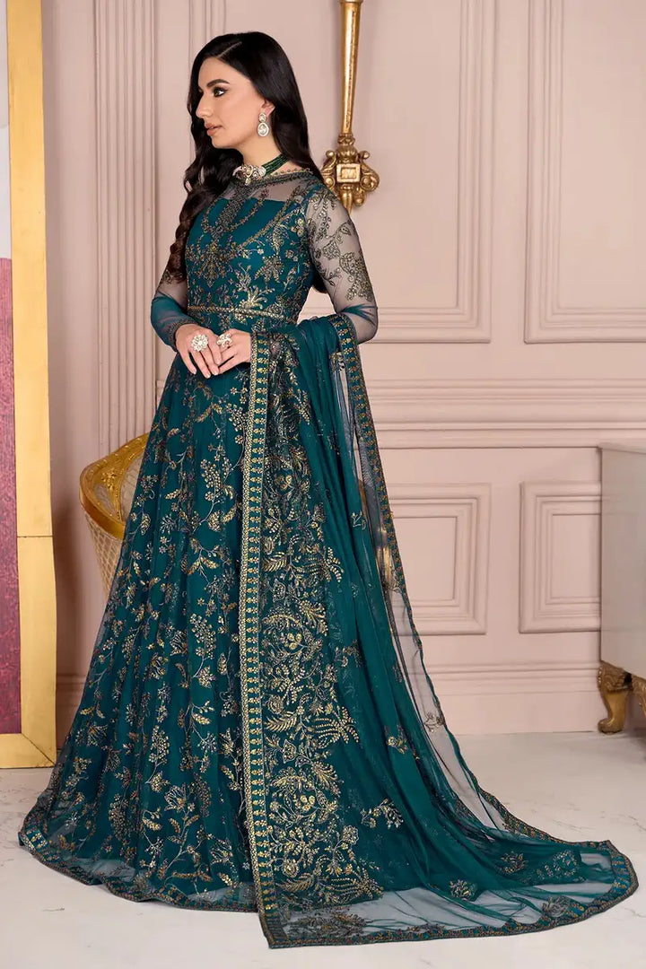 Zarif | Afreen Formals | ZA 01 EVERGREEN - Waniyas